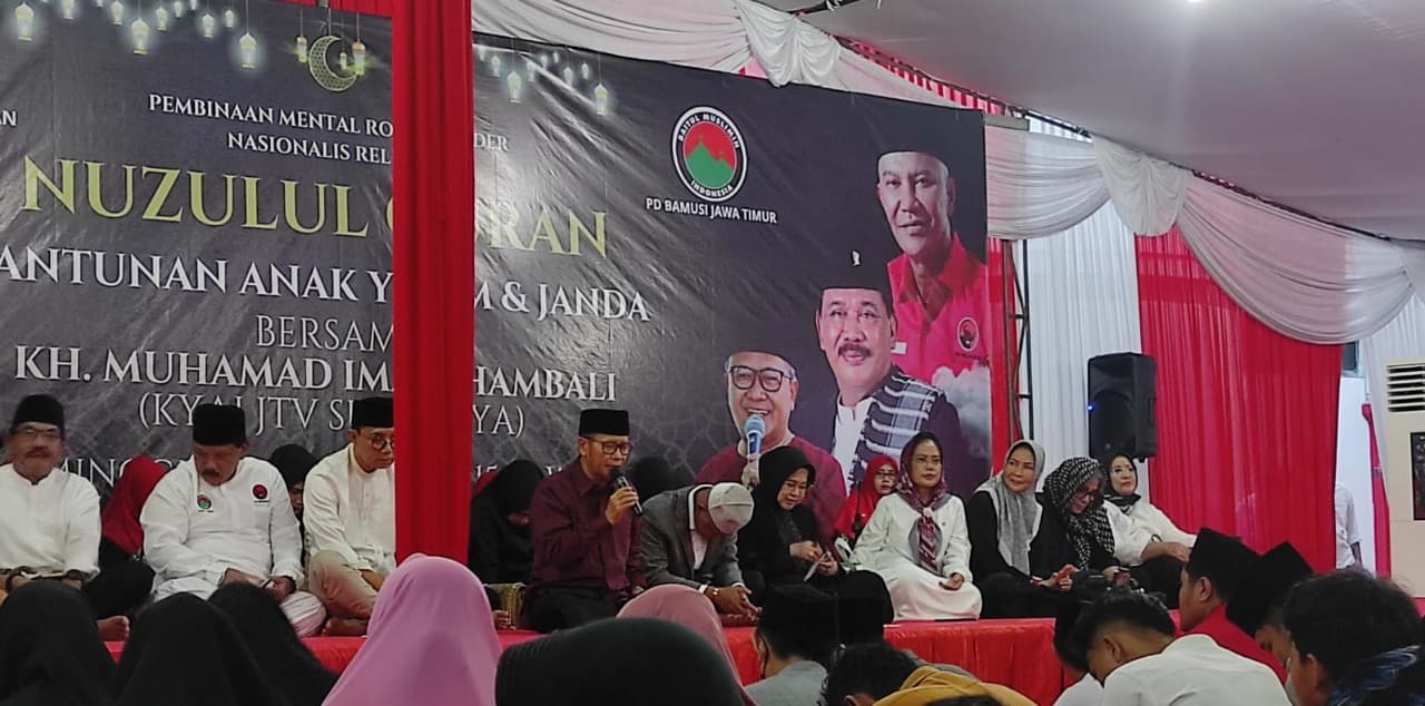 Peringatan Nuzulul Quran 1445 H, DPD PDIP Jawa Timur Beri Santunan dan Buka Puasa Bersama Anak Yatim