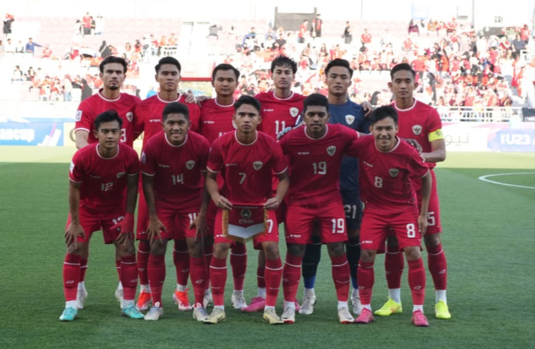 Babak Pertama: Timnas Indonesia U-23 Unggul 2-0 Atas Yordania