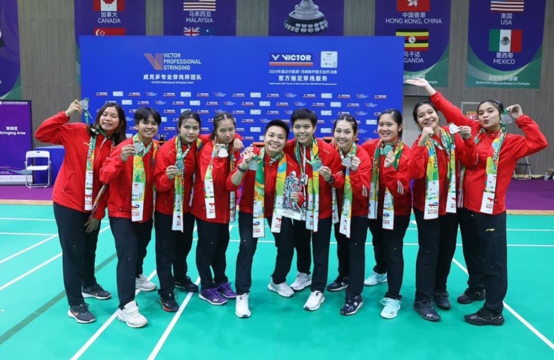 Terima Kasih Telah Berjuang, Indonesia Runner Up Uber Cup 2024