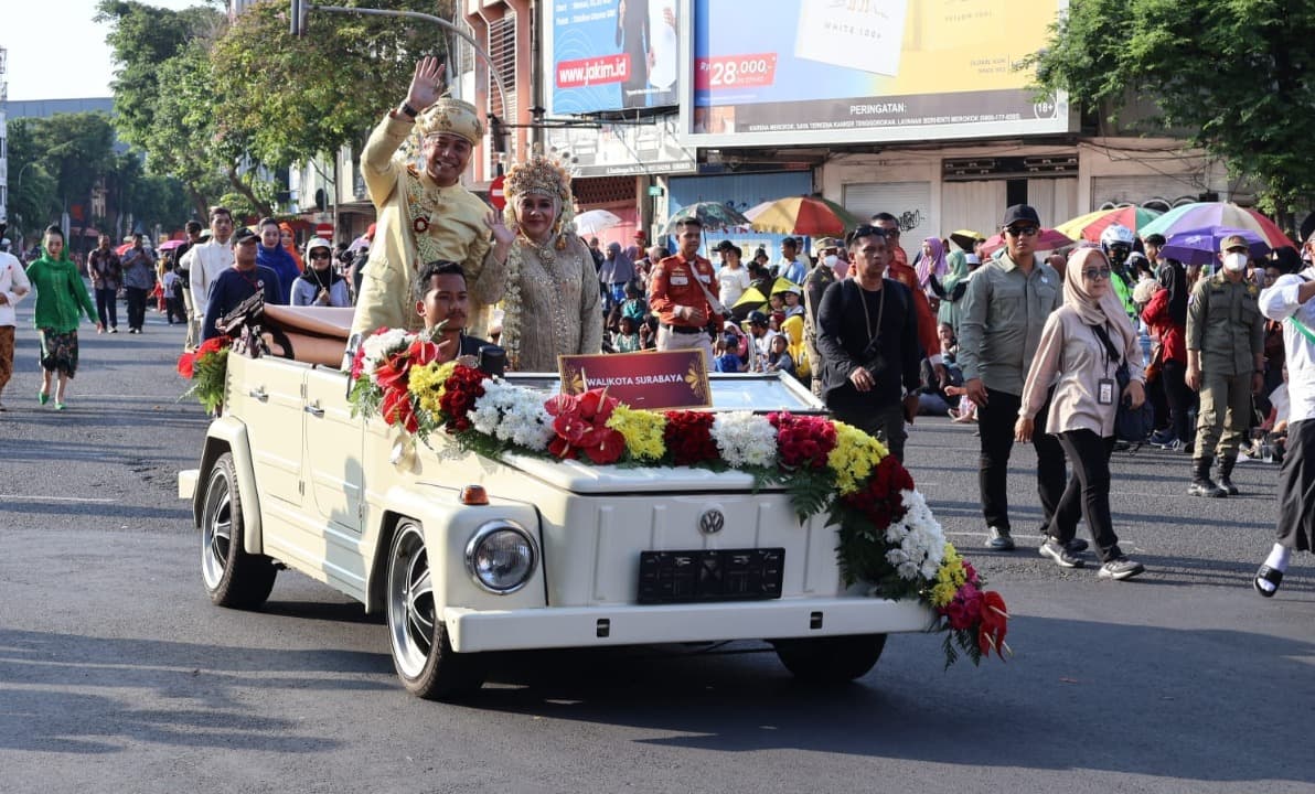 Bertemakan Sejarah Kota Pahlawan, Surabaya Vaganza Berlangsung Meriah