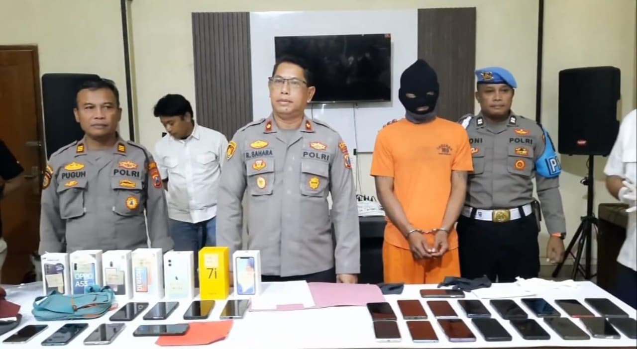 Spesialis Copet Konser Musik Diringkus, Polisi Sita 25 Handphone