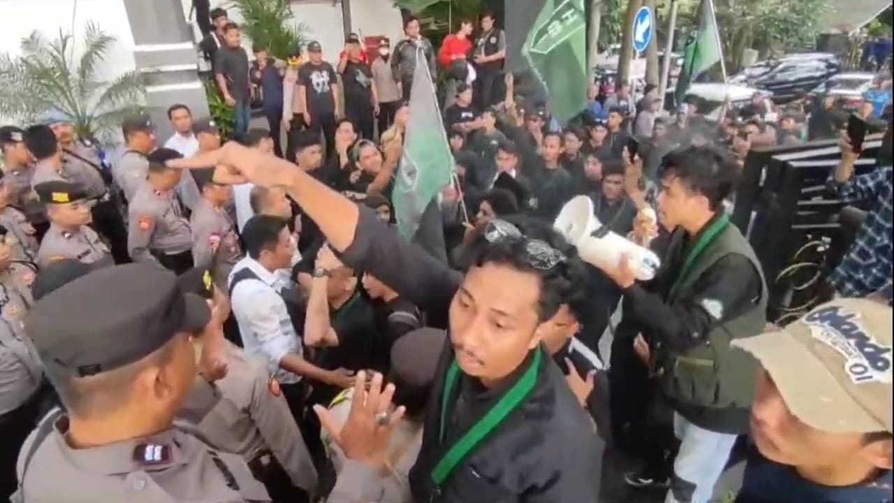 Demo Tolak Tapera, Dua Mahasiswa Aktivis HMI di Kota Malang Diamankan