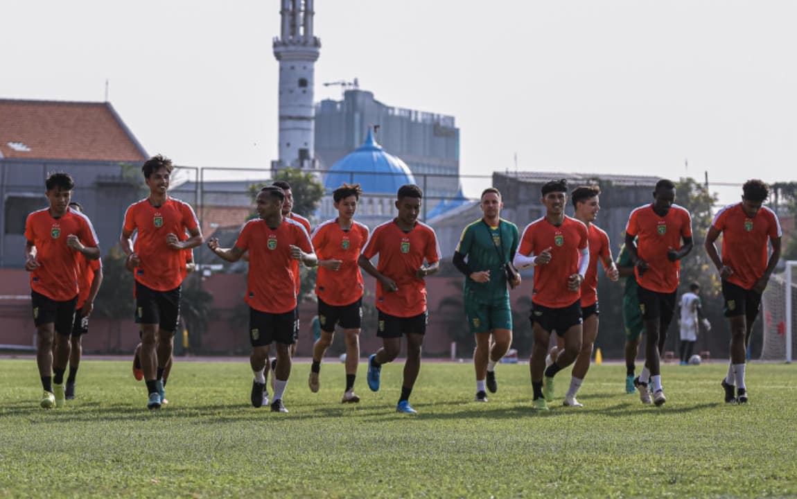 Gilson Costa dan Flavio Silva Latihan Perdana Bersama Persebaya