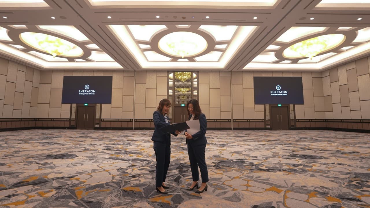 Siap Jadi Destinasi Utama MICE, Sheraton Surabaya Luncurkan Grand Ballroom yang Baru Direnovasi