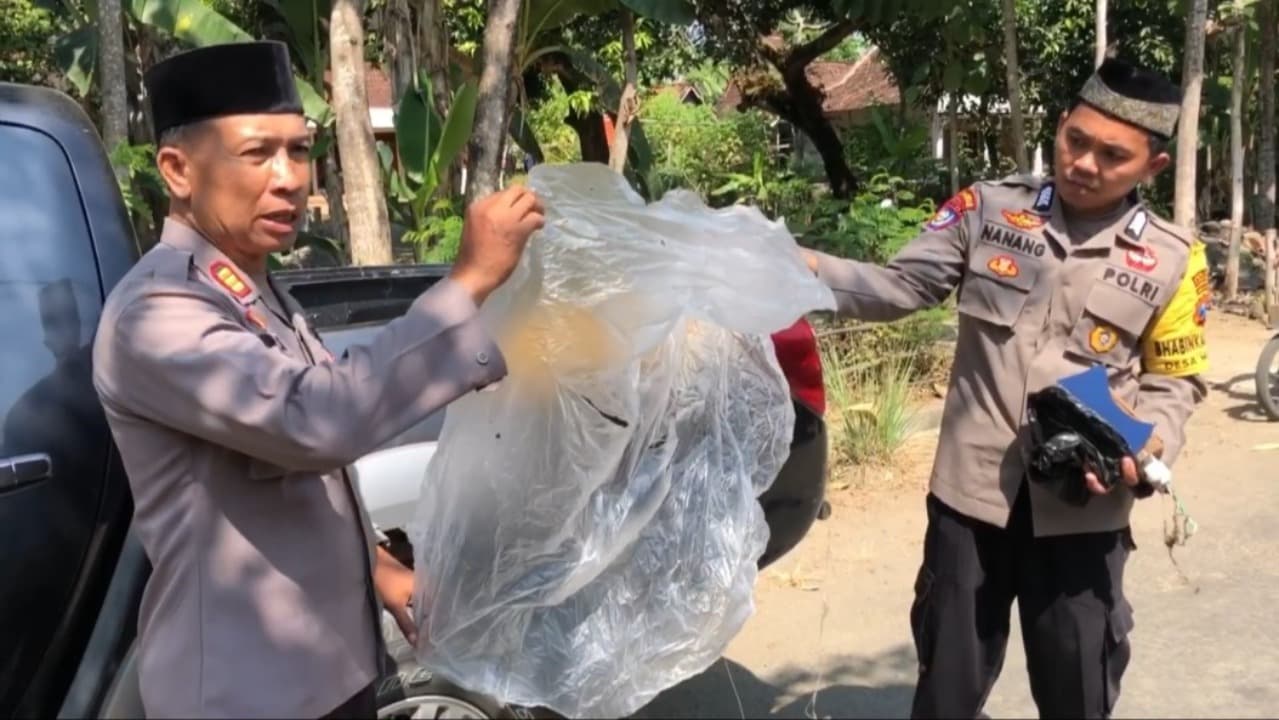 Polisi Amankan 2 Remaja Pemicu Ledakan Petasan Balon Udara di Ponorogo