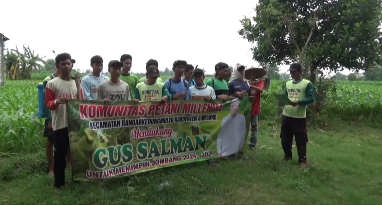 Petani Milenial Deklarasi Dukung Gus Salman Maju Pilkada Jombang