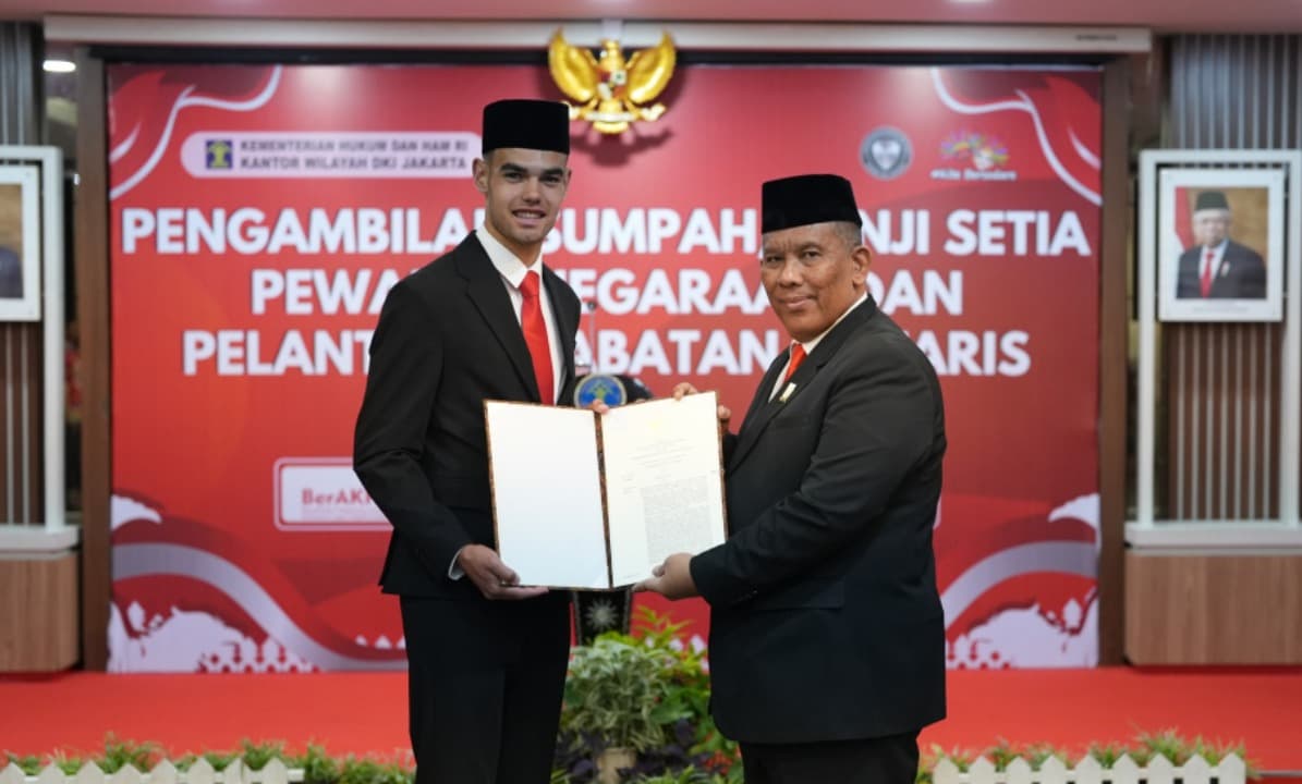 Jens Raven Resmi Jadi WNI, Siap Bela Indonesia di Piala AFF U-19 2024