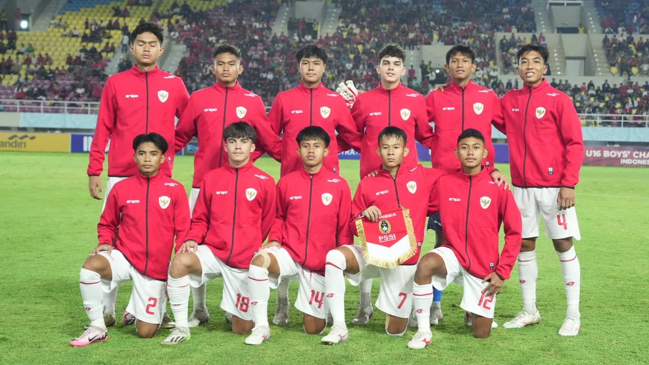 Babak Pertama: Timnas Indonesia U-16 vs Australia Berakhir 2-2