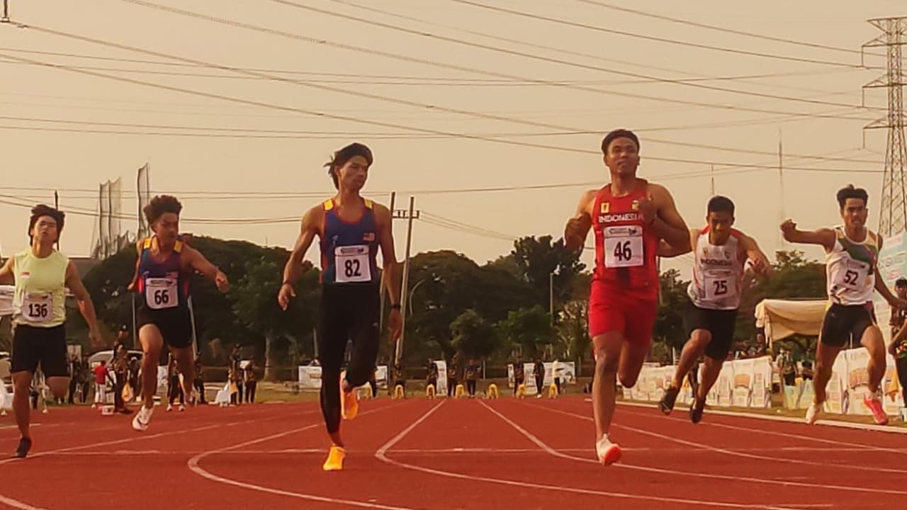 Lalu Muhammad Zohri Sumbangkan Emas di Nomor 100 Meter Putra AUG 2024