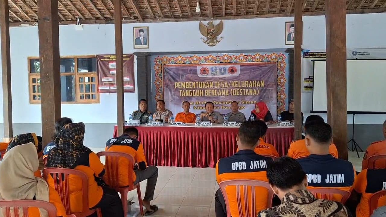 BPBD Jatim Bentuk 70 Desa Tangguh Bencana se Jatim