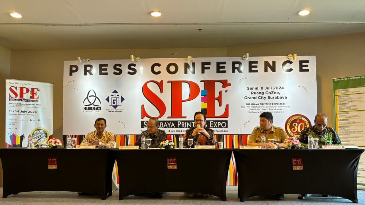 Pameran Surabaya Printing Expo (SPE) Kembali di Gelar 11 - 14 Juli di Grand City