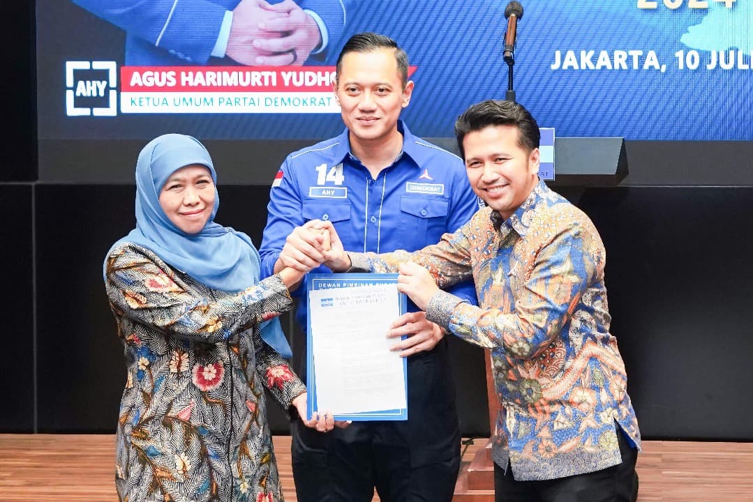 Partai Demokrat Resmi Usung Khofifah-Emil di Pilgub Jatim 2024