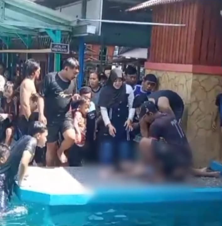 Tenggelam di Kolam Tirta Ria Jombang, Seorang Anak Berhasil Diselamatkan