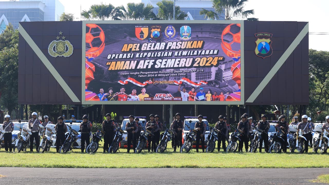 2.959 Personel Gabungan Siap Amankan Piala AFF U19