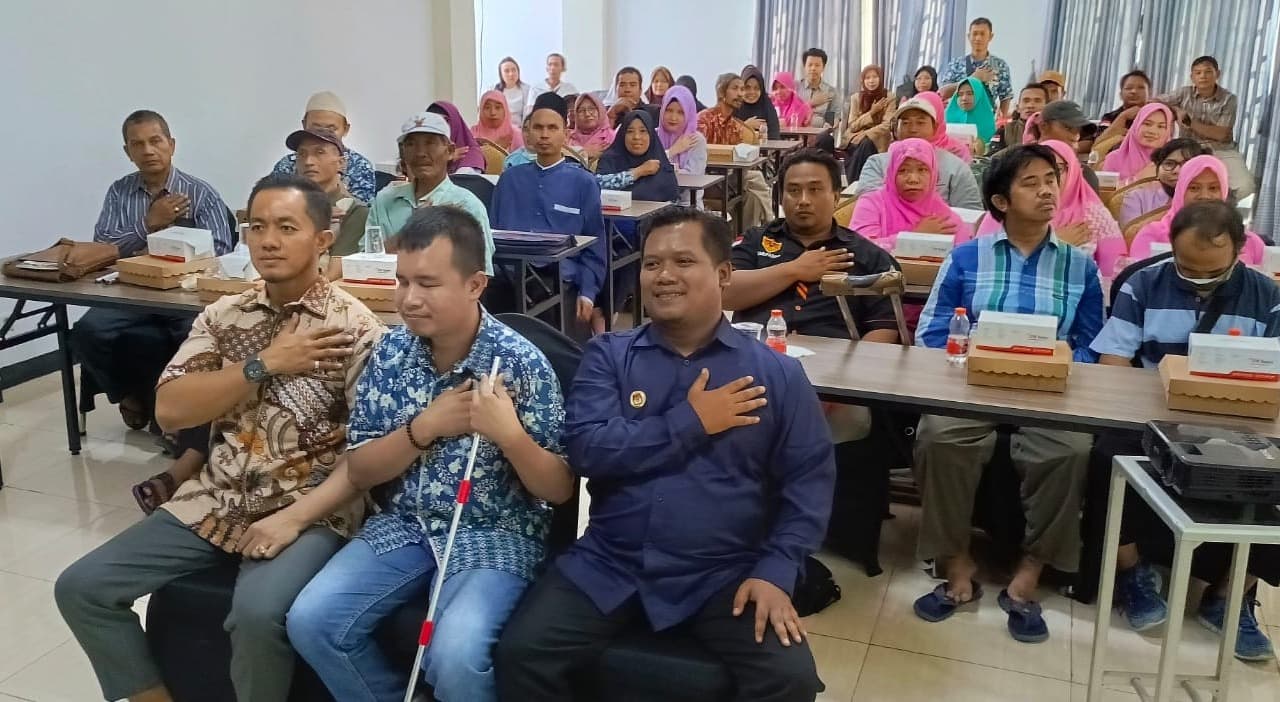 KPU Kabupaten Pasuruan Sosialisasikan Tahapan Pilkada Kepada Penyandang Disabilitas