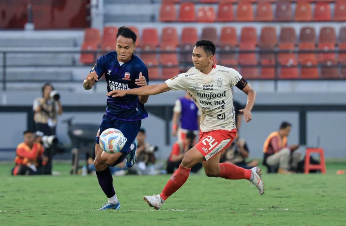 Maxuel Cassio Cetak Brace, Madura United Permalukan Bali United 2-3