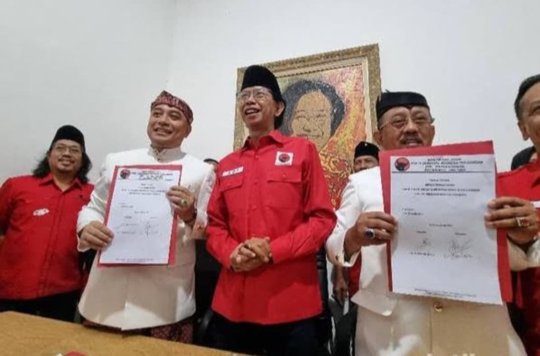 Besok, PDIP Berikan Rekom ke Eri Cahyadi-Armuji