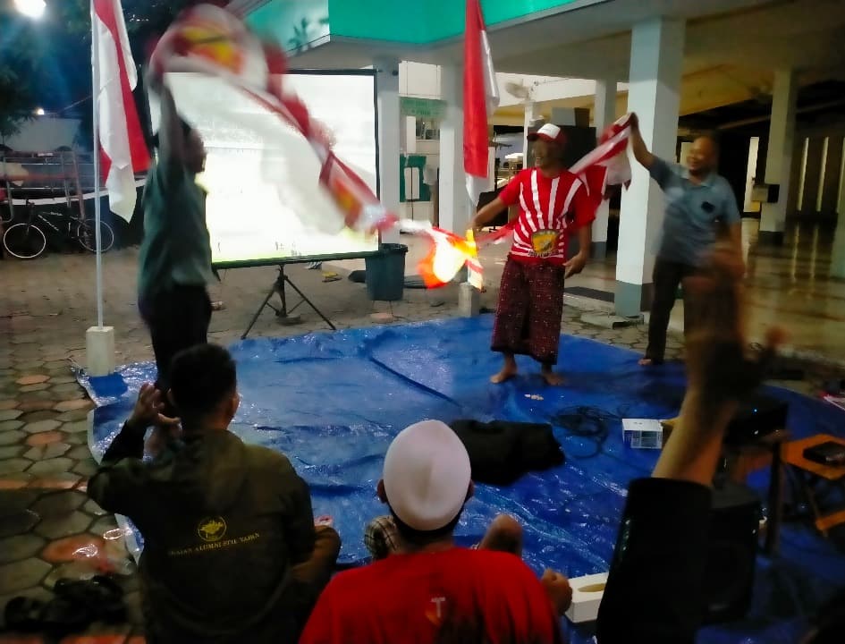 Nobar di Masjid Al Haq, Warga Sambut Kemenangan Timnas U-19 atas Thailand