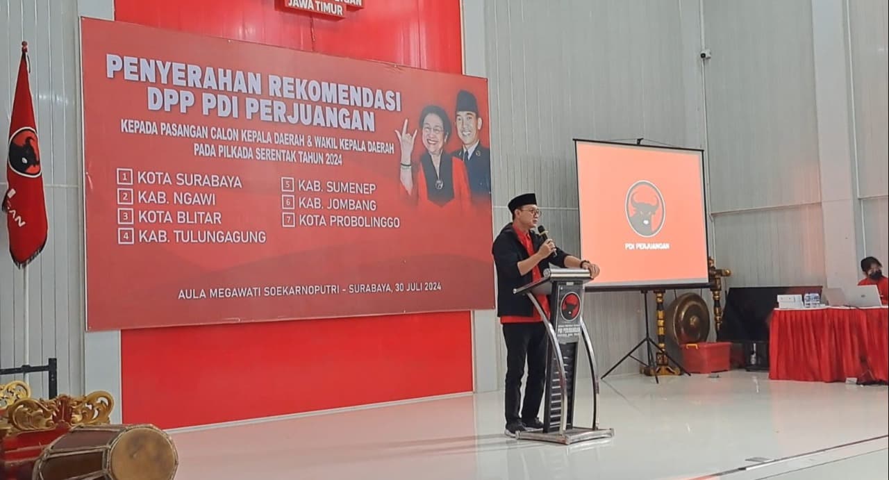 PDIP Keluarkan Rekom untuk 7 Bakal Calon Kepala Daerah di Jatim