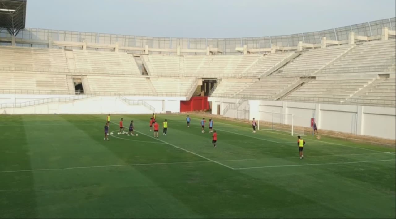 Jelang Ujicoba Lawan Persebaya, Persik Kediri Mulai Latihan di Stadion Baru Gelora Daha Jayati