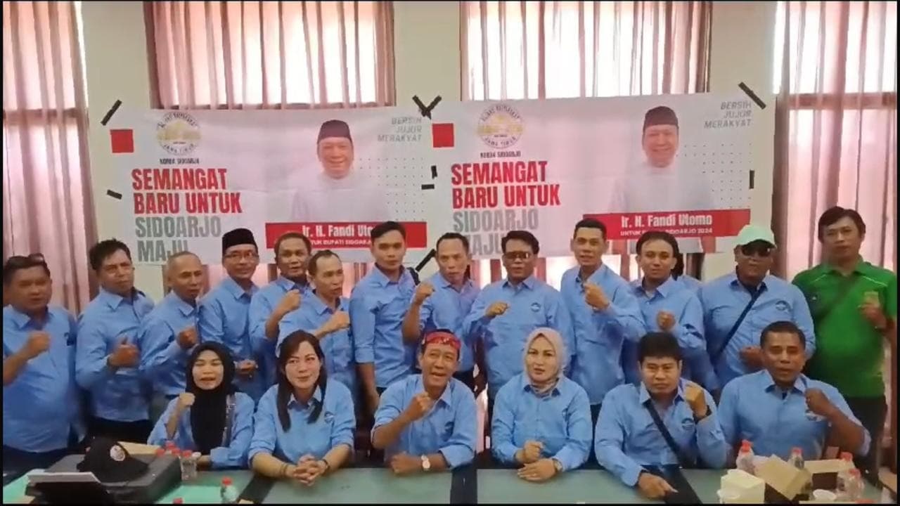 Aliansi Masyarakat Sidoarjo Dukung Fandi Utomo Maju di Pilbup Sidoarjo