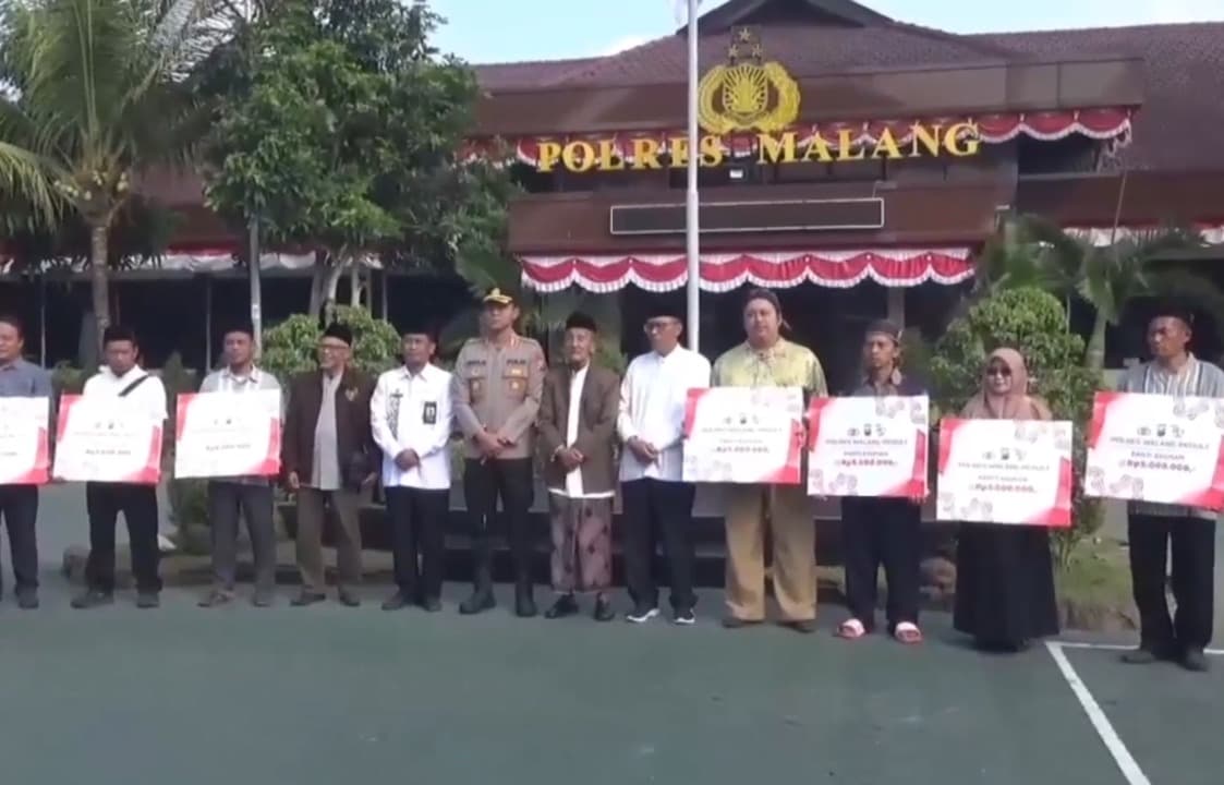 Polres Malang Peduli Tempat Ibadah dan Panti Asuhan