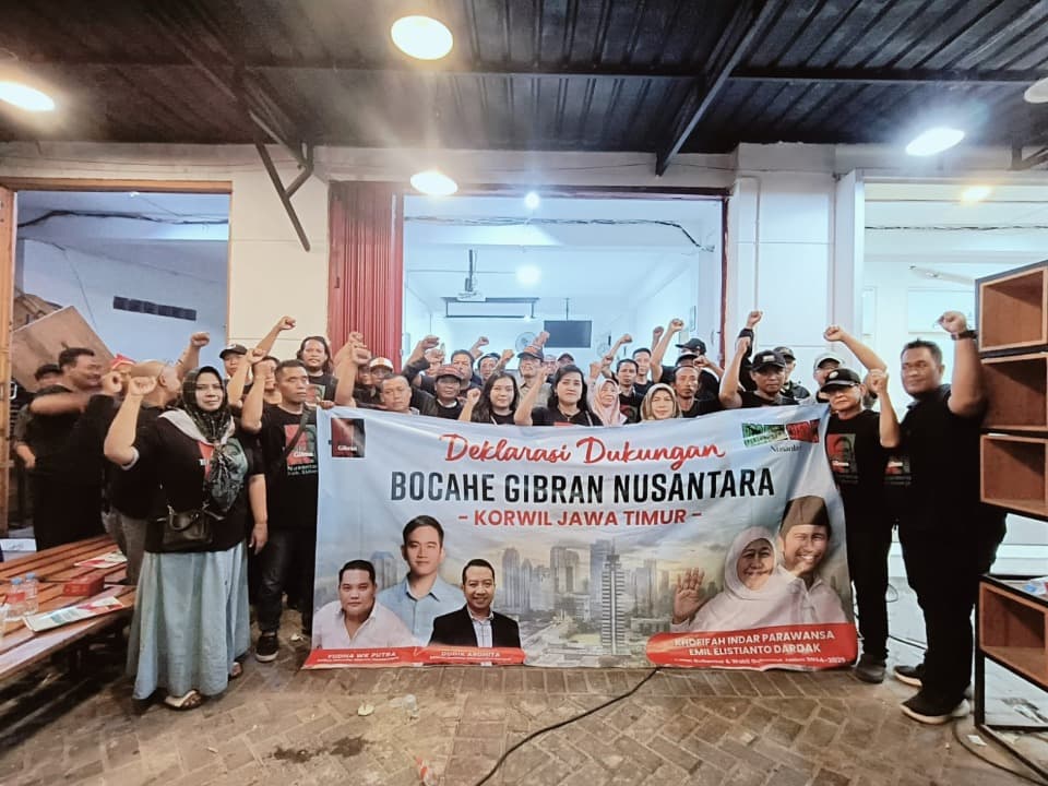 Bocahe Gibran Nusantara All Out Menangkan Khofifah-Emil