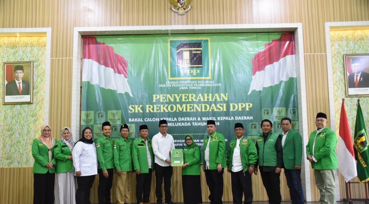 PPP Berikan 7 Rekomendasi Bacakada di Jatim, Ada Bojonegoro dan Kota Surabaya