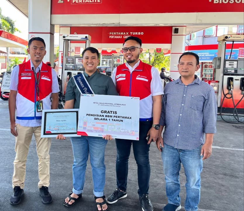 Pemuda Dikeroyok di SPBU Terima Hadiah Pertamax Gratis dari Pertamina