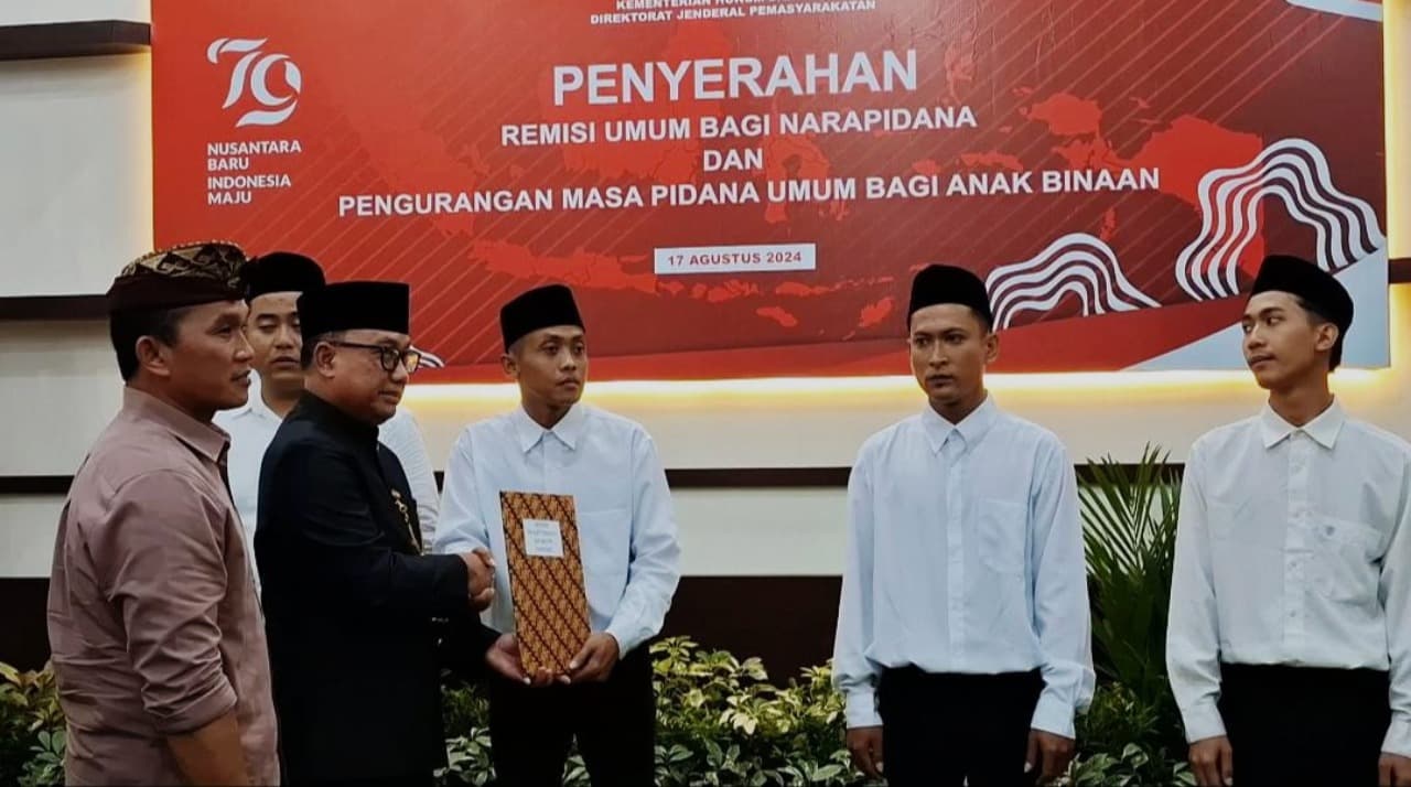 Remisi HUT Kemerdekaan RI, Enam Narapidana Lapas Banyuwangi Bebas