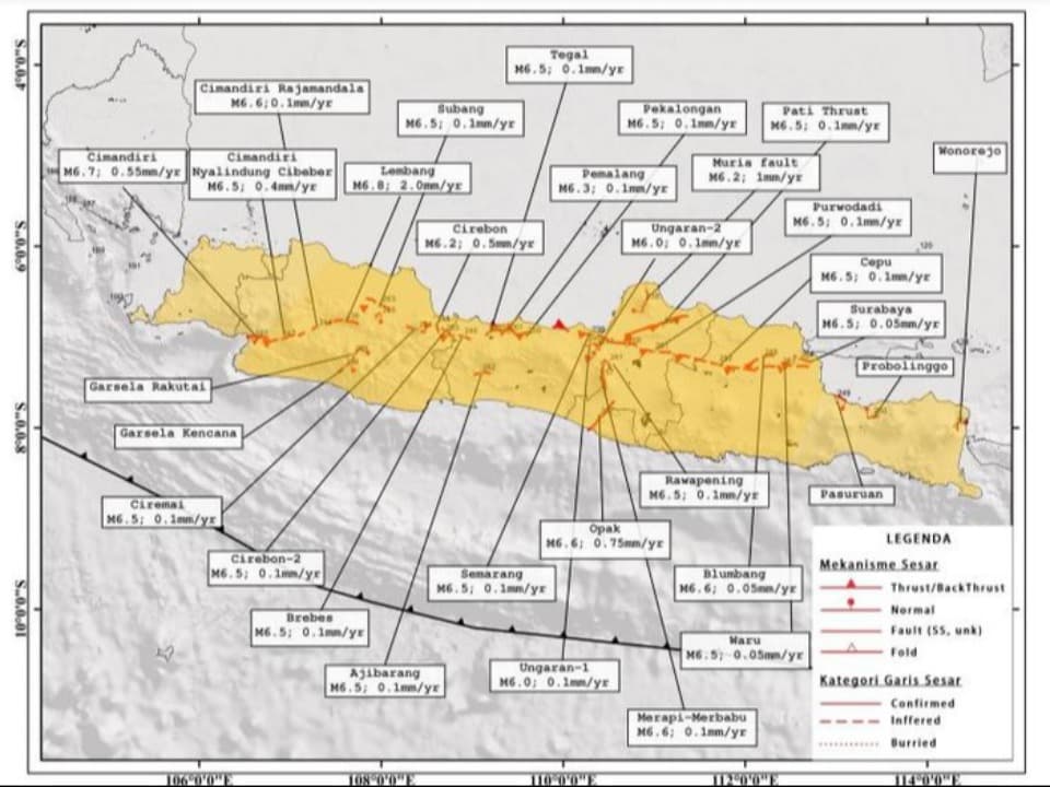 Ancaman Gempa Megathrust di Jatim Sudah Diinfokan Sejak 2020 Lalu