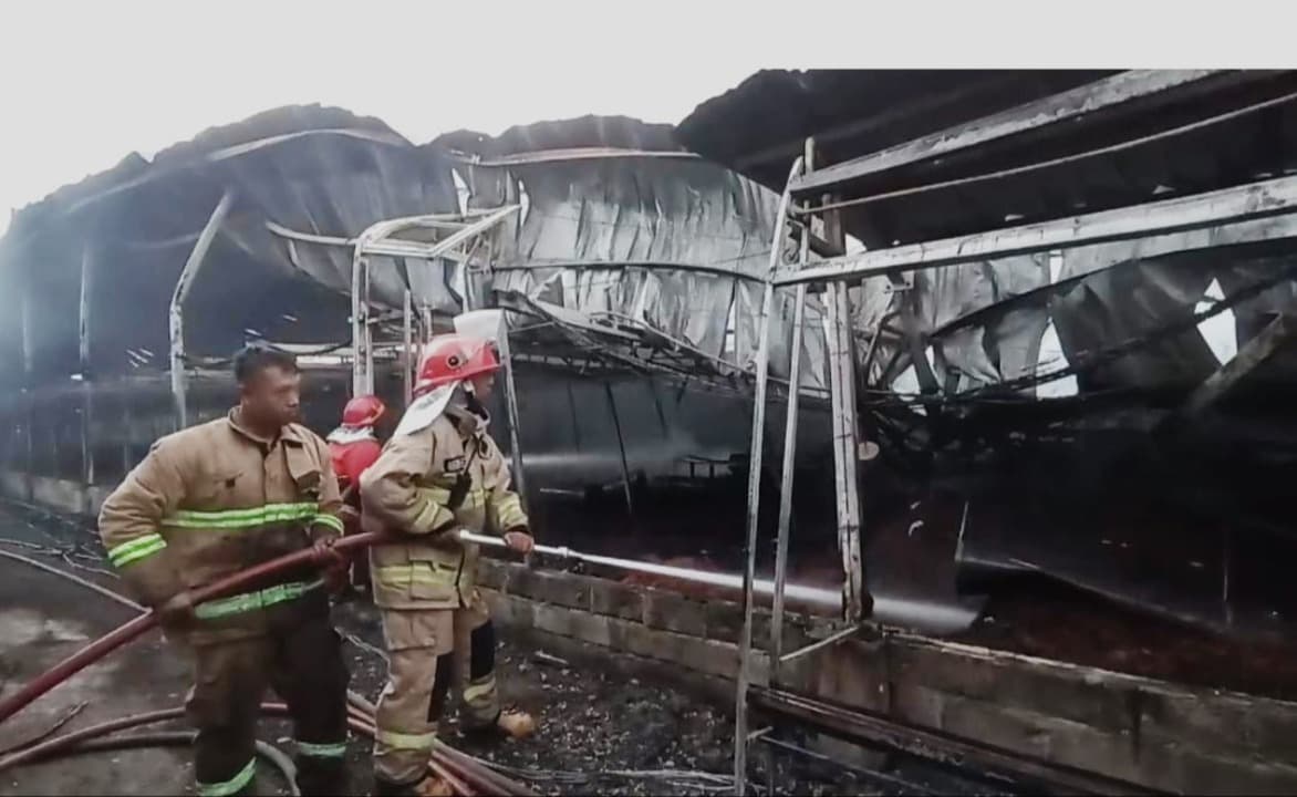 Kandang Ayam Terbakar,Korban Alami Kerugian 1,5 Milyart