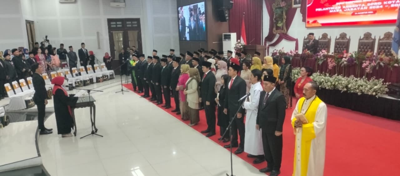 45 Anggota DPRD Kota Malang periode 2024-2029 Resmi Dilantik