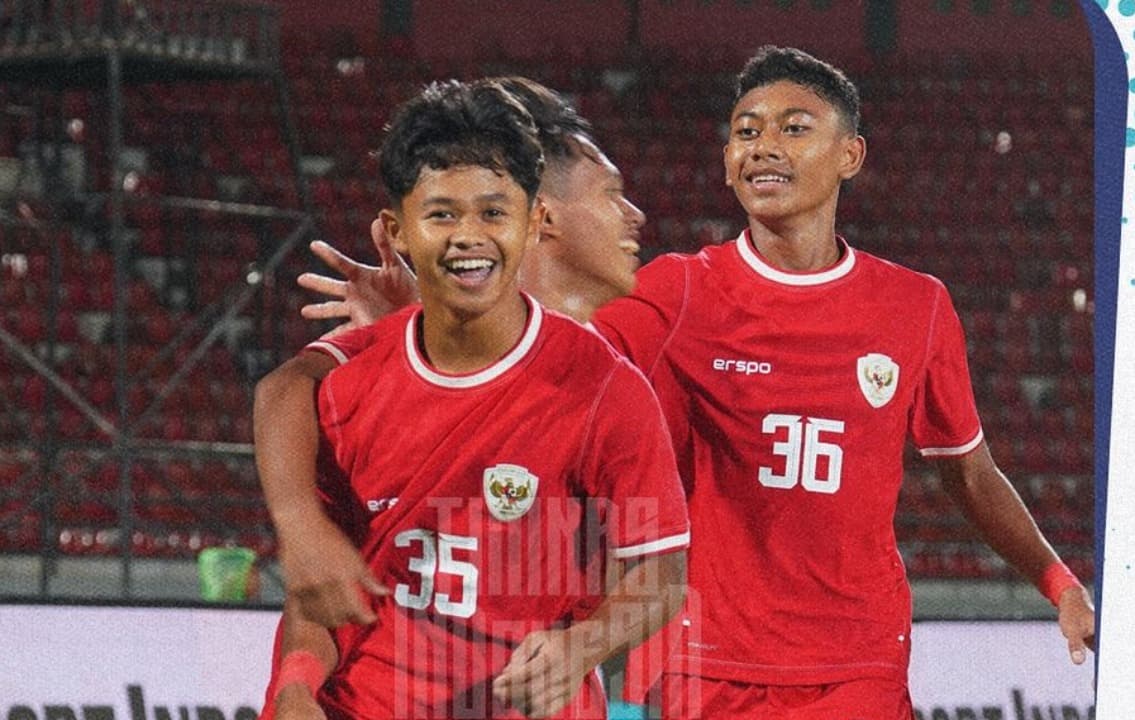 Timnas Indonesia U-17 Taklukkan India 3-1 dalam Laga Uji Coba