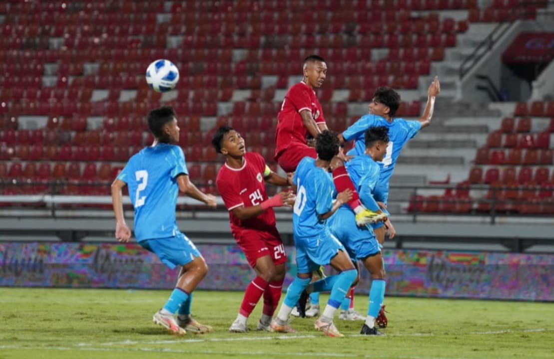 Timnas Indonesia U-17 Ditaklukkan India 0-1 pada Uji Coba Kedua