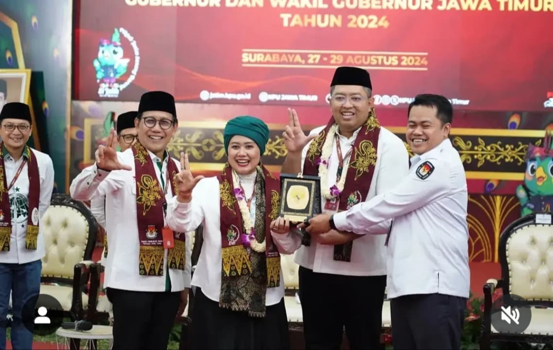 Ini Alasan Cak Imin Daftarkan Luluk-Lukman sebagai Cagub-Cawagub Jatim