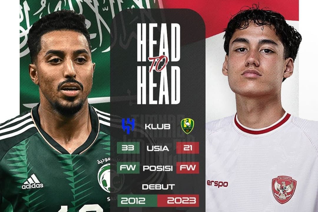 Link Live Streaming Timnas Indonesia vs Arab Saudi di Kualifikasi Piala Dunia 2026