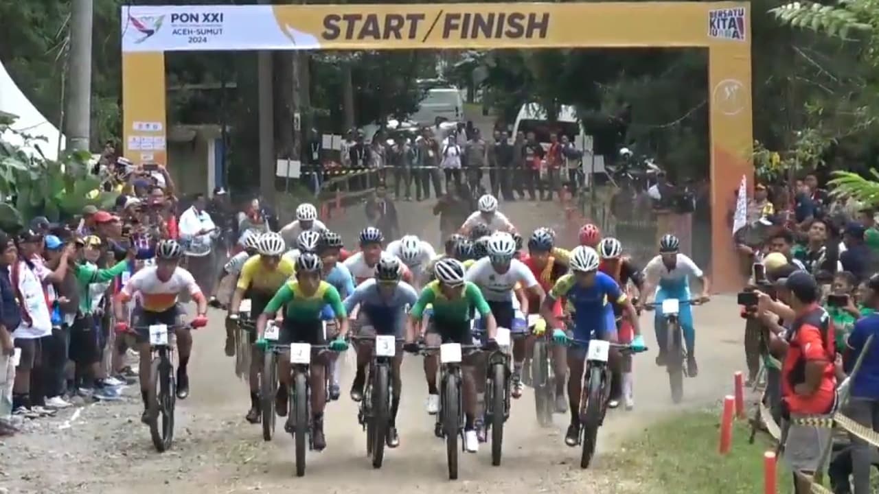 Pesepeda MTB Jawa Timur Raih Emas dan Perunggu di Kejuaraan Cross Country Olympic