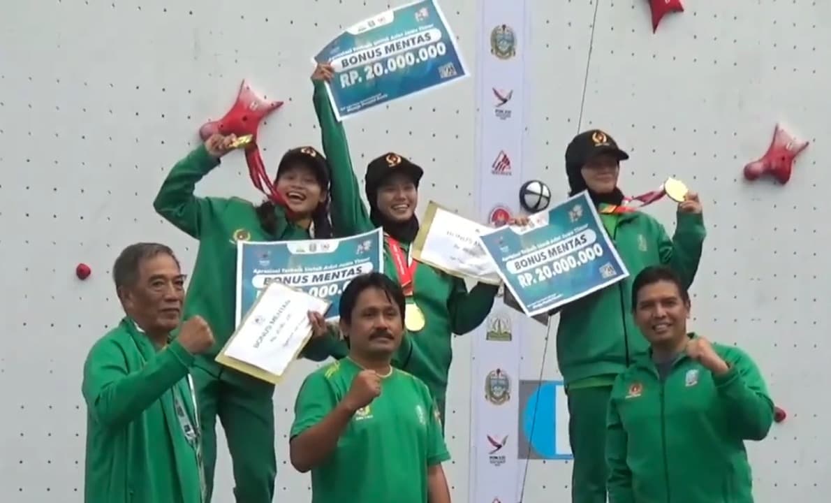 Jawa Timur Sabet Emas di Nomor Speed Relay Putri PON XXI 2024