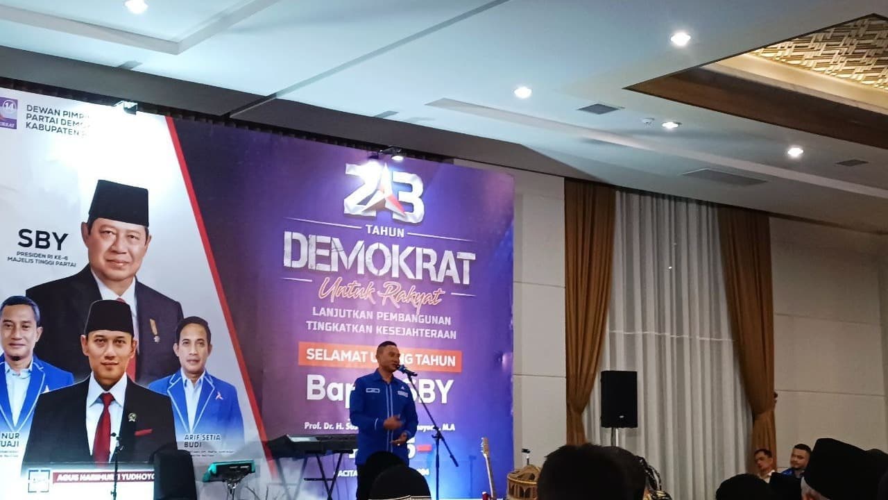 Maju Pilbup dari Partai Lain, Ronny Wahyono Tak Hadiri HUT ke-23 Partai Demokrat