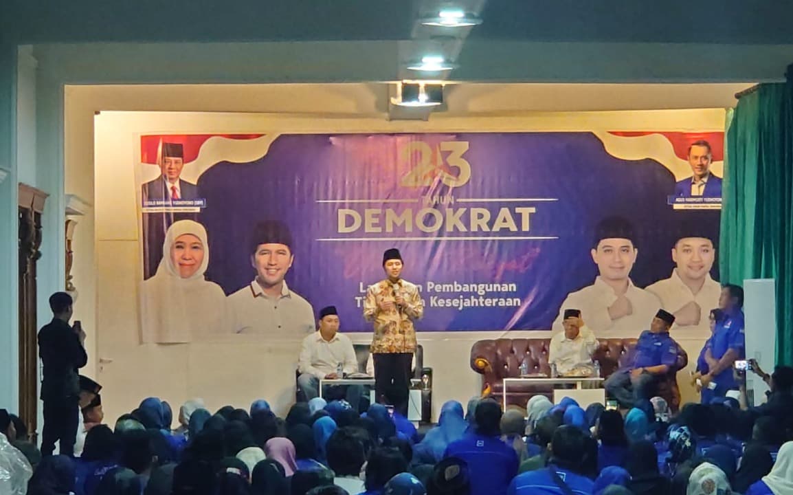 Demokrat Mojokerto All Out Menangkan Khofifah-Emil dan Gus Barra-Mas Rizall