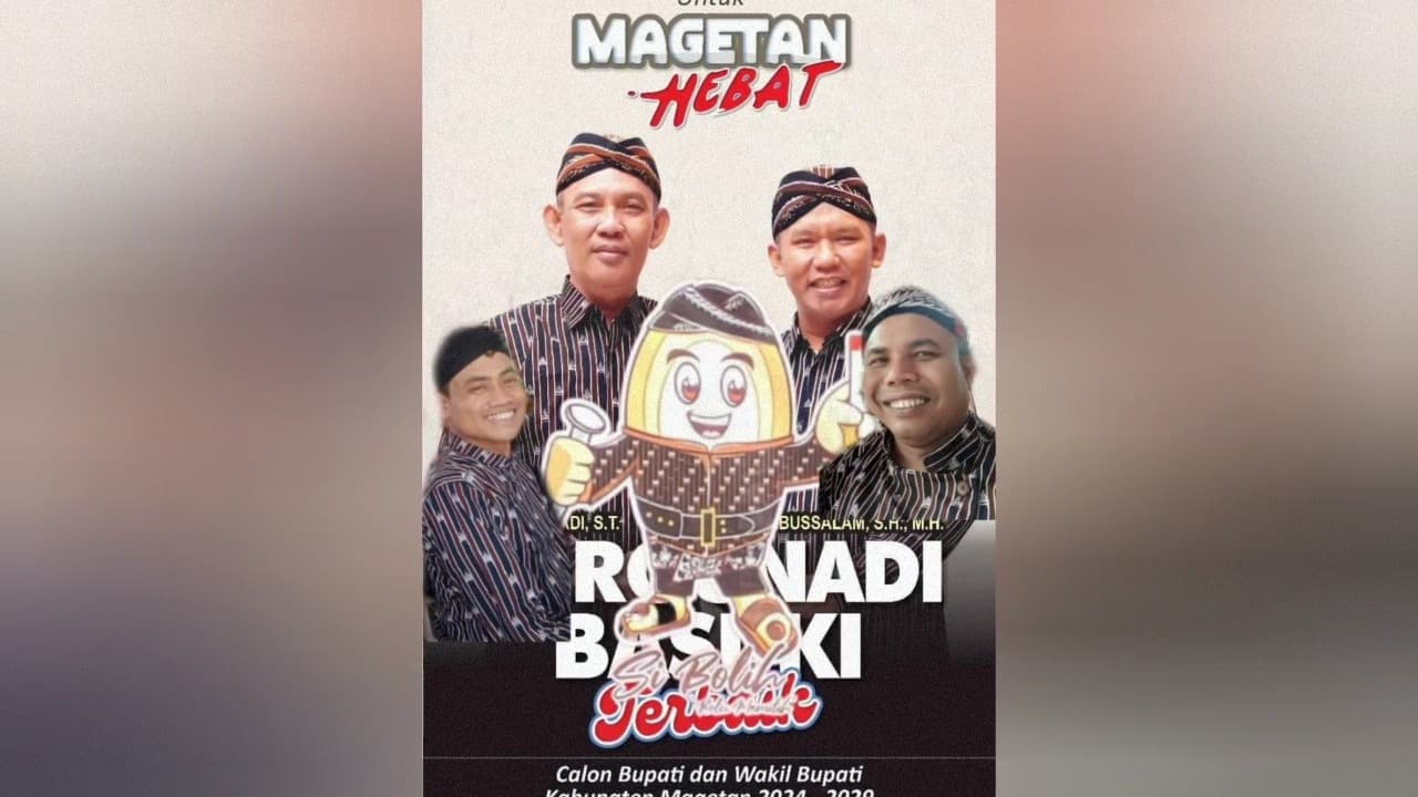 Meresahkan, Foto Komisioner Bawaslu Magetan Dicatut Pada Foto Bapaslon