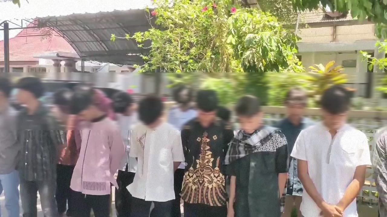 Bolos Sekolah, Puluhan Pelajar SMK Terjaring Satpol PP