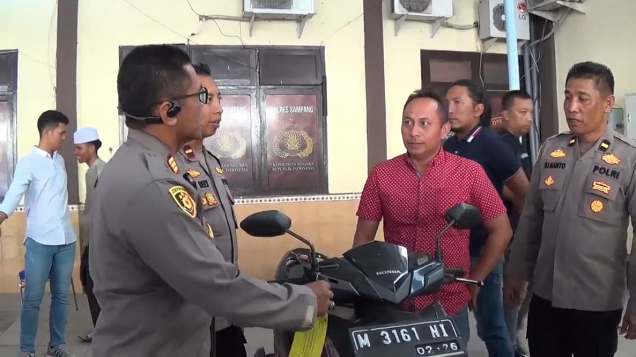 Sepeda Motor Hilang 7 Bulan Akhirnya Ditemukan Polisi, Senyum Bahagia Kembali Menghias Wajah Pemilik