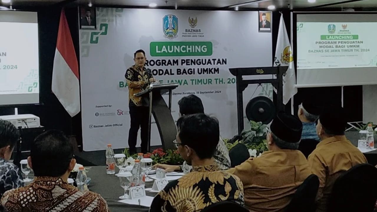 BAZNAS se Jawa Timur Resmi Luncurkan Program Penguatan Modal Bagi UMKM