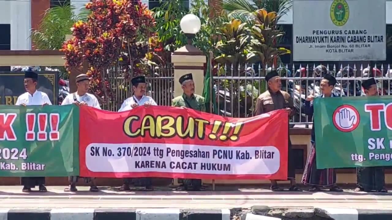 Ratusan Warga NU Blitar Gugat PBNU, Soroti Cacat Hukum SK Pengurus Baru