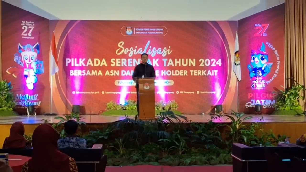 KPU Tulungagung Gelar Sosialisasi Pilkada 2024, Targetkan Partisipasi Pemilih Lebih dari 80 Persen