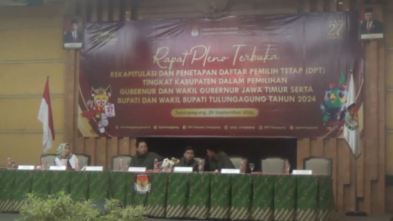 KPU Tulungagung Tetapkan DPT Pilkada 2024, Sebanyak 866.030 Pemilih Siap Menyongsong Pemilu