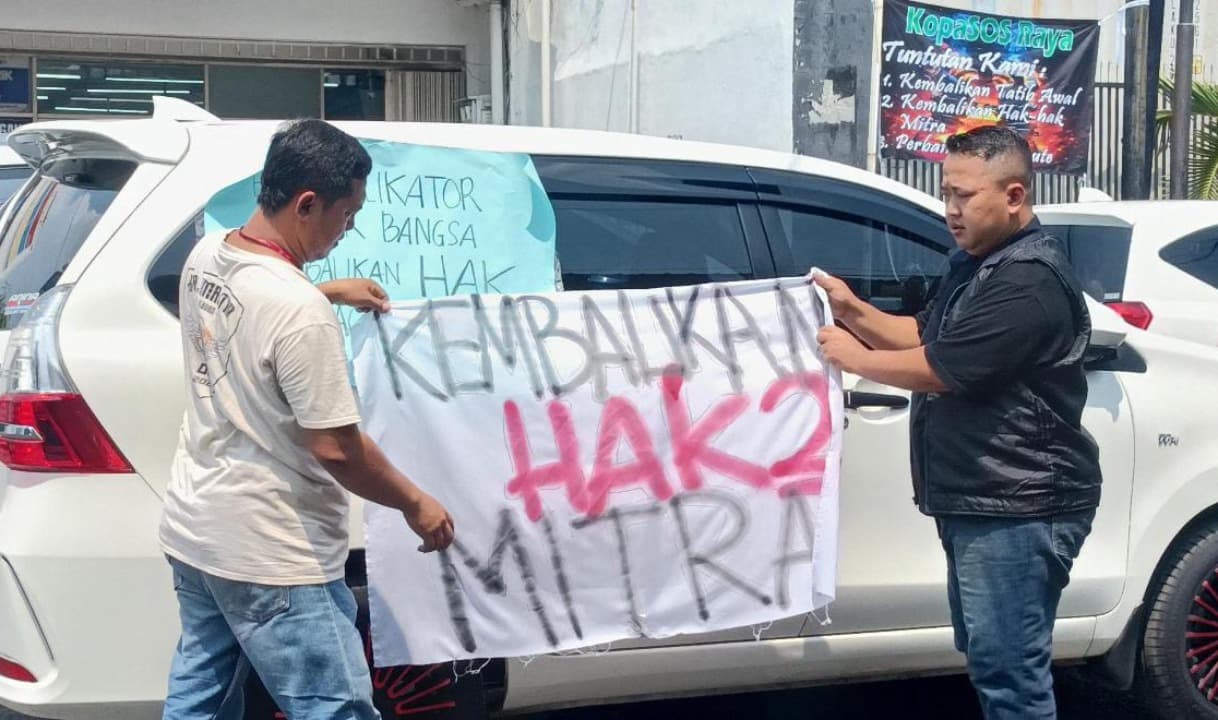 Ini 3 Tuntutan Driver Gojek dalam Aksi Unjuk Rasa di Surabaya