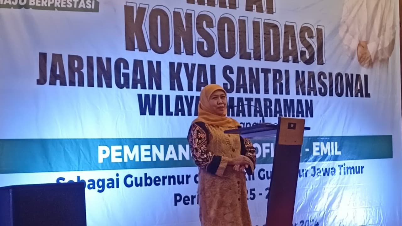 Konsolidasi JKSN Mataraman, Khofifah Optimis Menangkan Pilkada Jatim